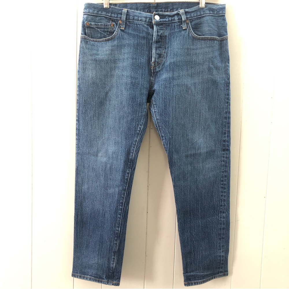 LEVIS 501CT Sz 32 Button Fly Jeans - Picture 5 of 14